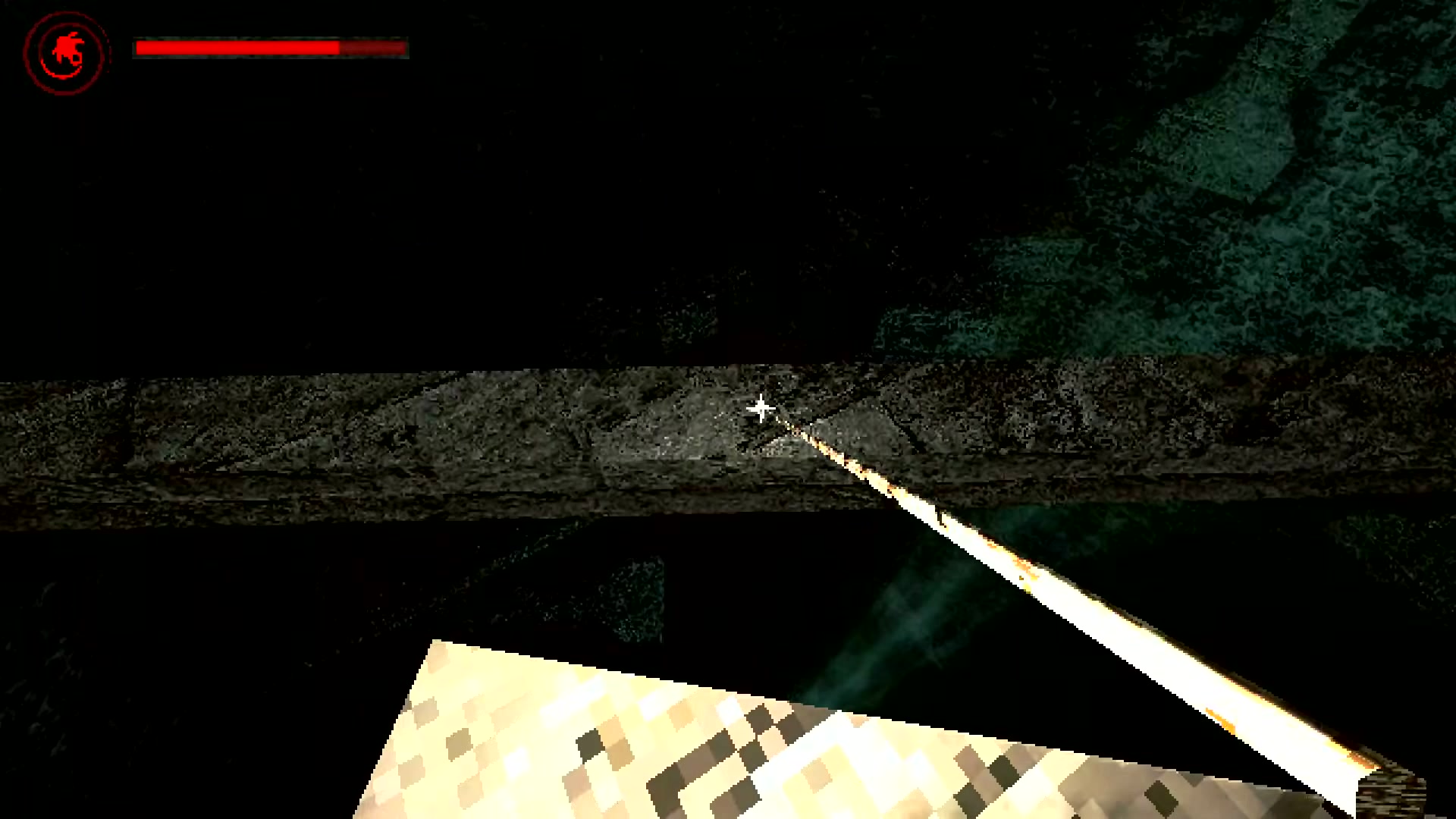 Player firing grappling hook mid-fall to save a speedrun attempt