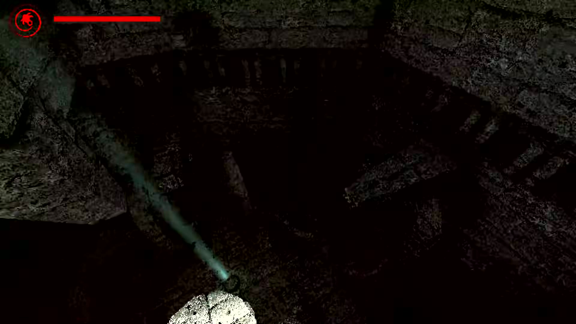 Idols of Ash player grappling between upper ruins with plant growth anchor points